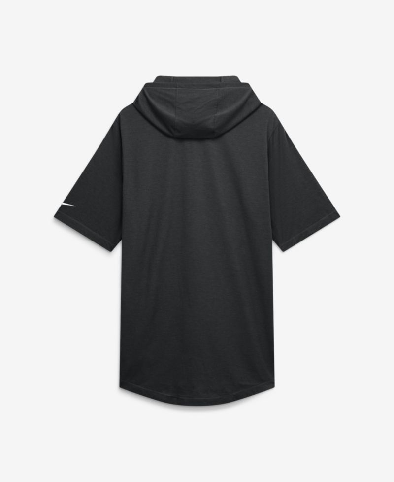 Men's Black Philadelphia Eagles Tri-Blend Hooded T-Shirt