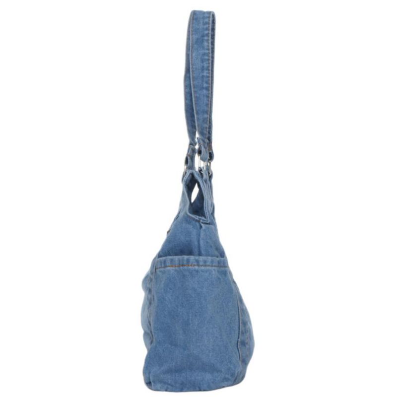Women's Denim Shoulder Tote Bag Hobo Bag Casual Everyday Purse