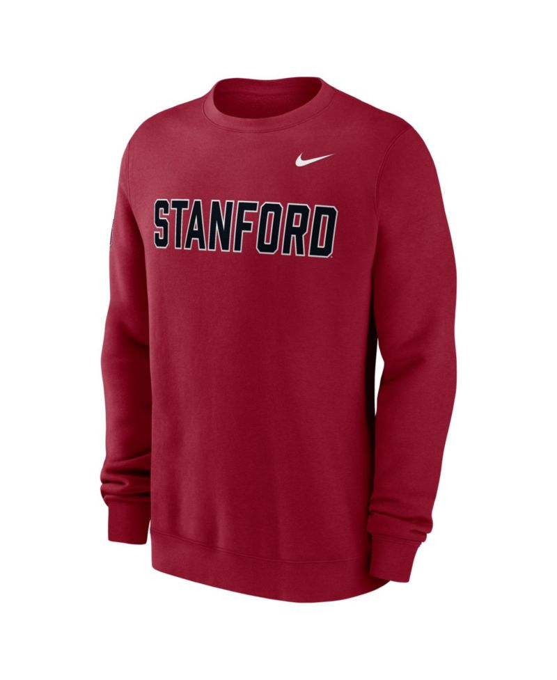 Men's Stanford Cardinal 2026 Sideline Club Long-Sleeve Fleece Sweatshirt