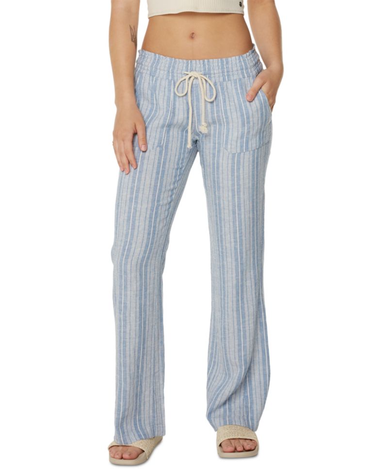 Women's Oceanside Striped Wide-Leg Beach Pants