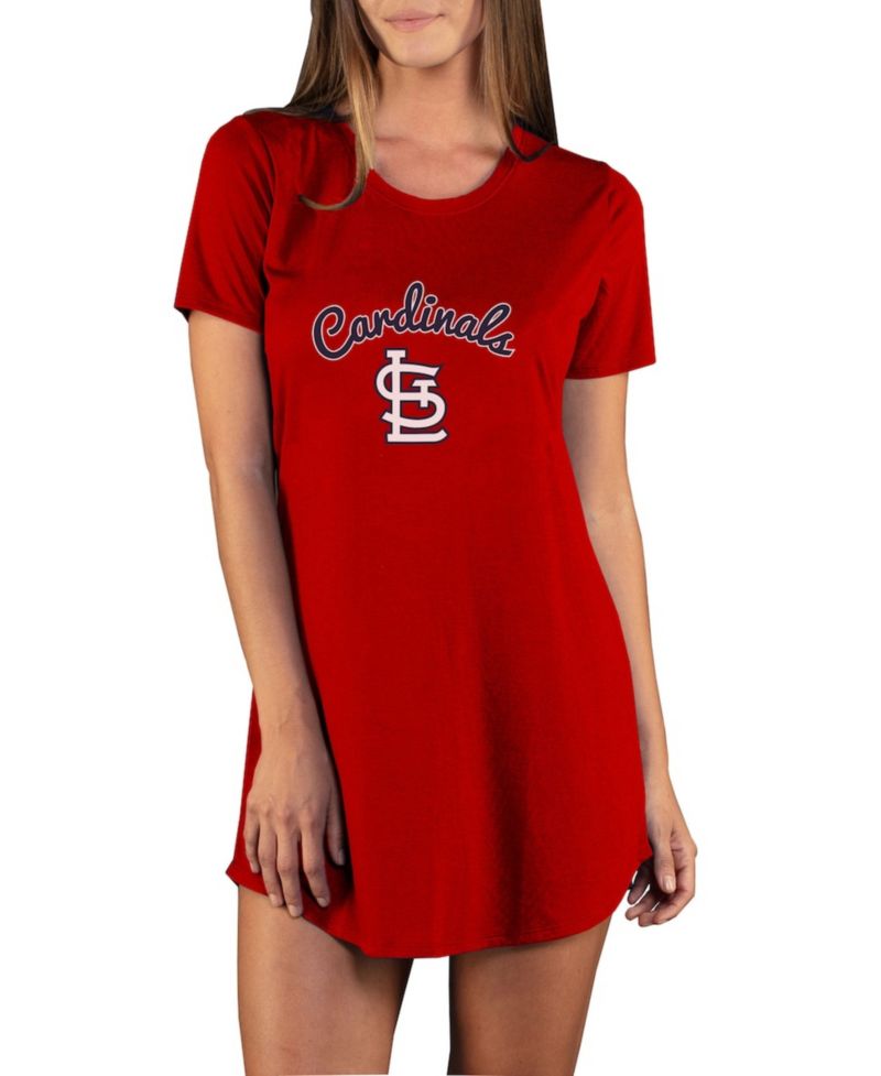 Women's Red St. Louis Cardinals Marathon Knit Nightshirt