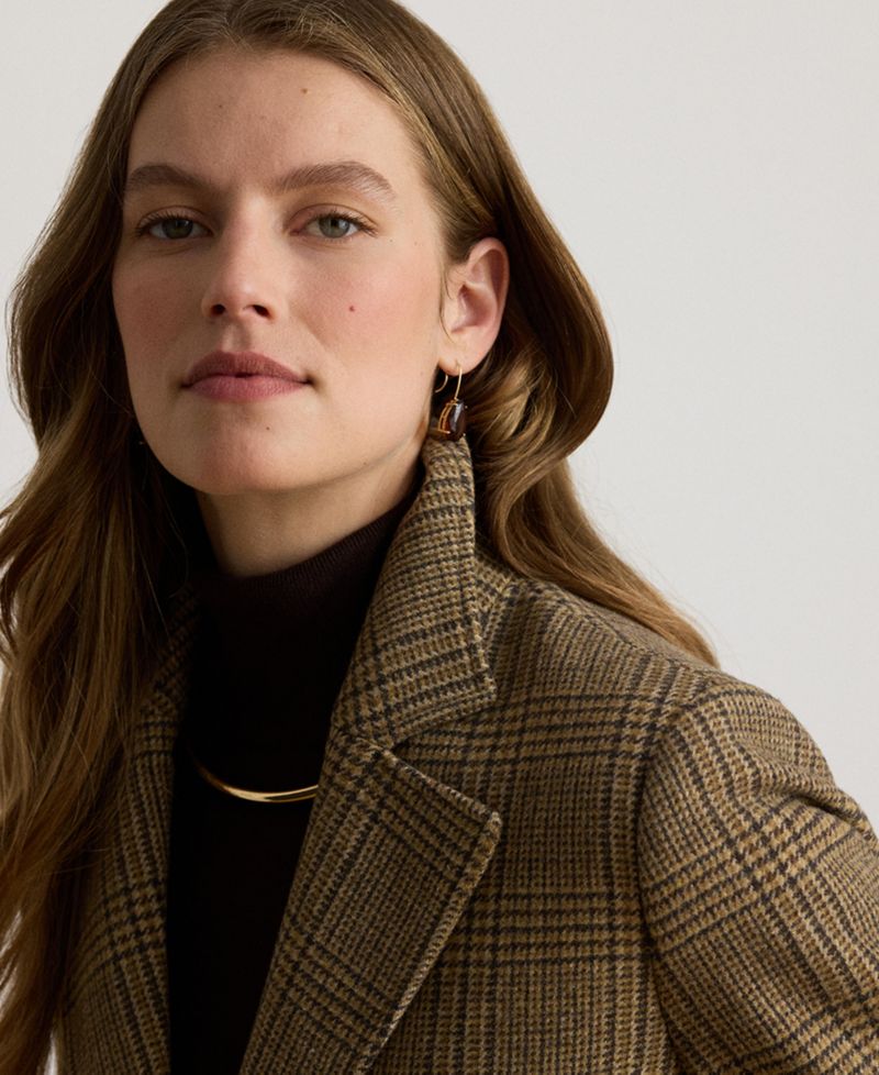 Women's Collared Wool Walker Coat