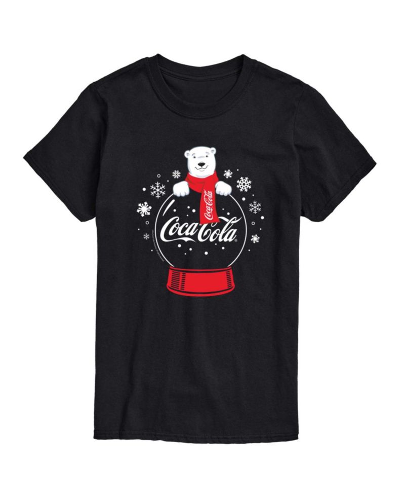 Men's Coca-Cola Polar Bear Snowglobe Short-Sleeve Graphic T-Shirt