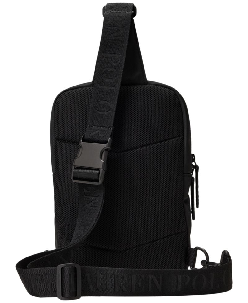Men's Logo-Trim Crossbody Sling Bag