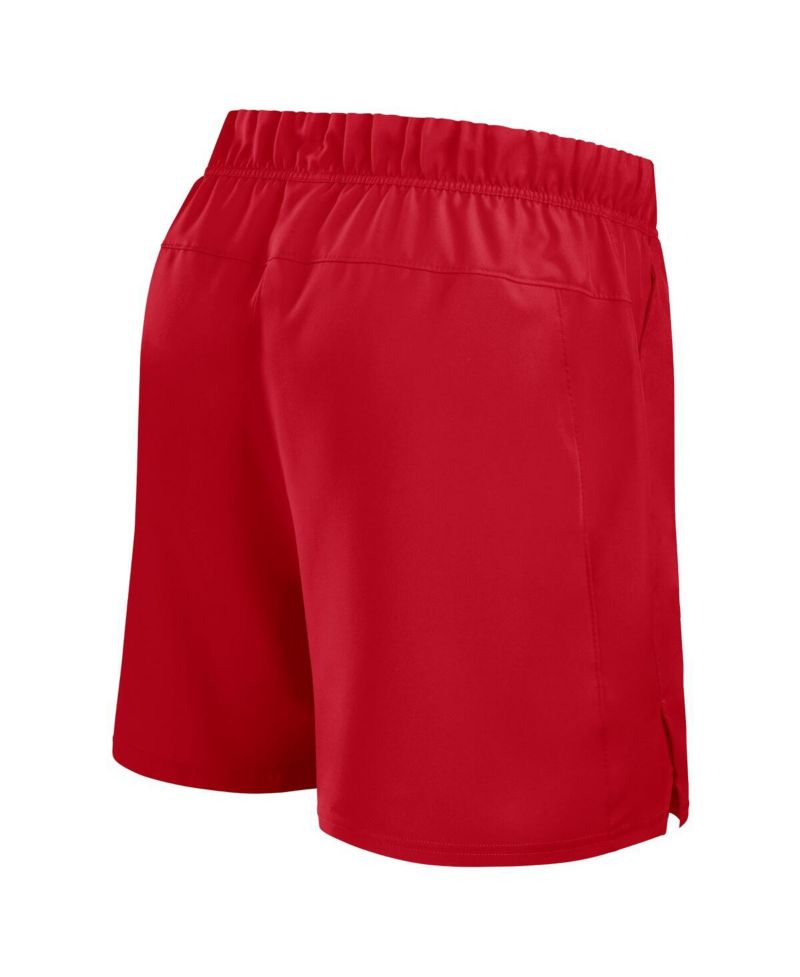Men's Red Los Angeles Angels Woven Victory Performance Shorts