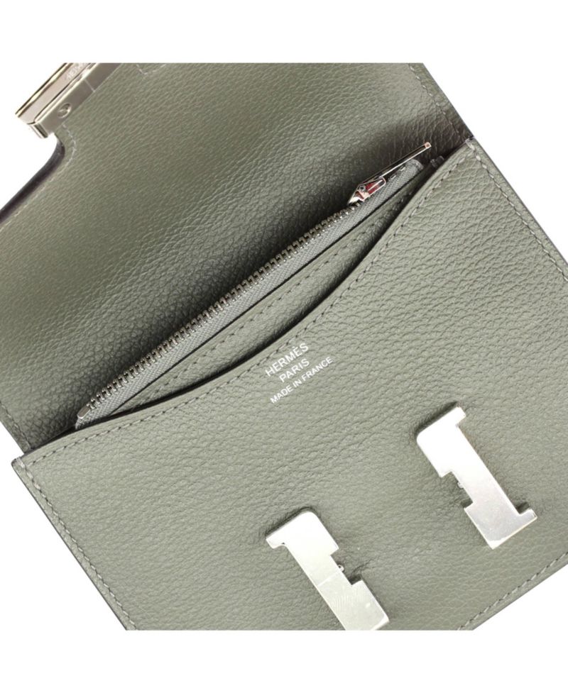 Pre-Owned HERMES Constance Slim Wallet Evercolor