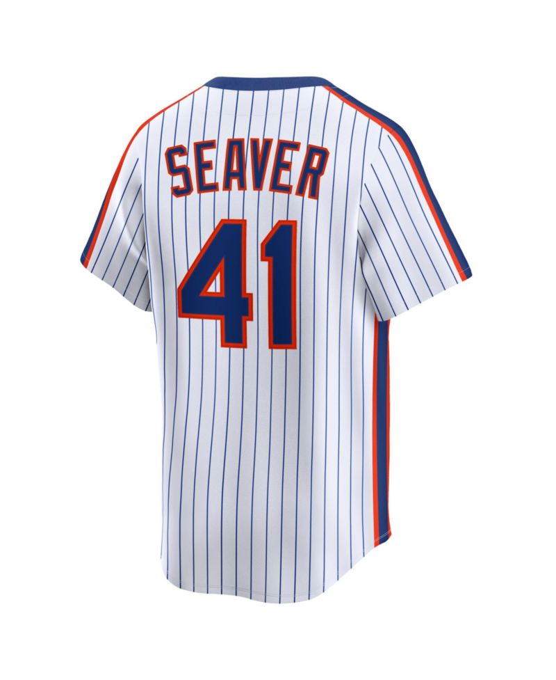 Men's Tom Seaver White New York Mets Cooperstown Collection Limited Jersey