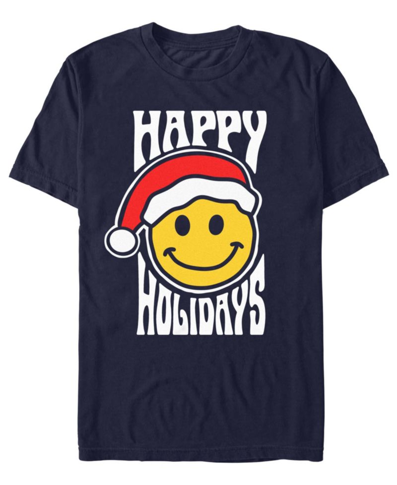 Men's Happy Graphic Christmas T-Shirt