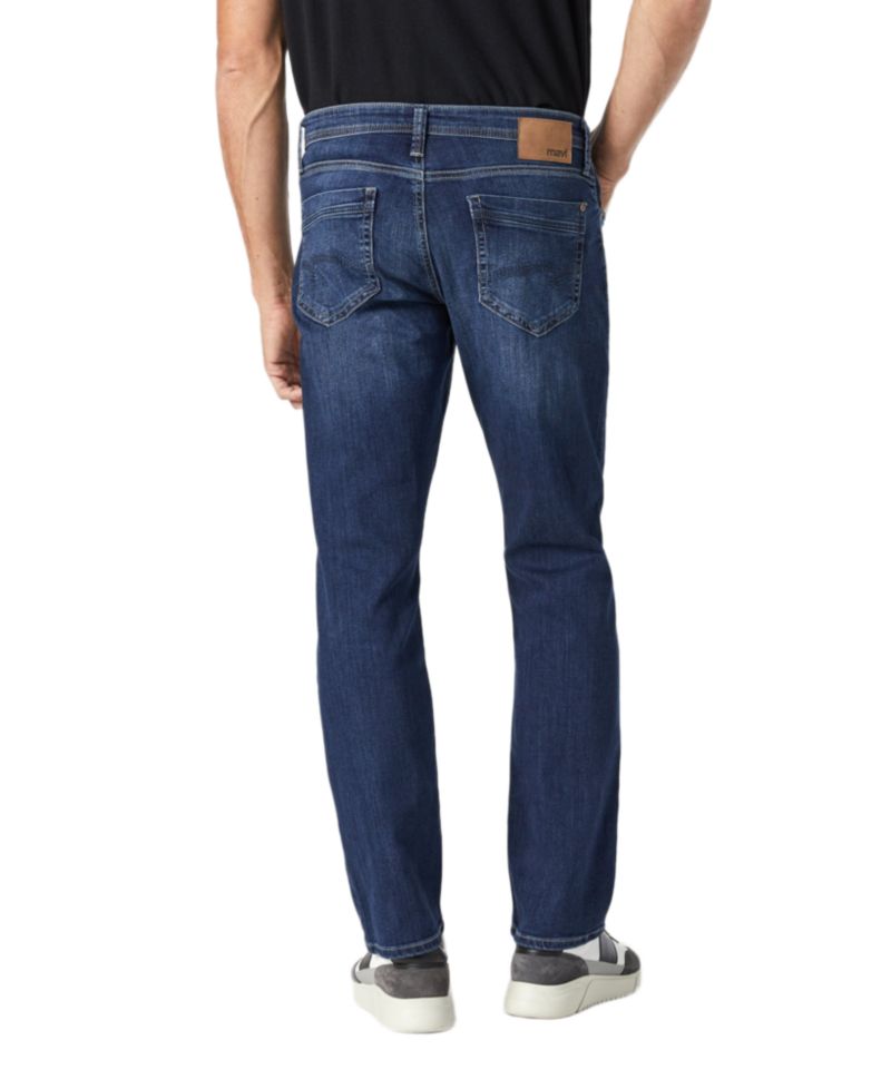 Men's Matt Relaxed-Fit Straight-Leg Jeans