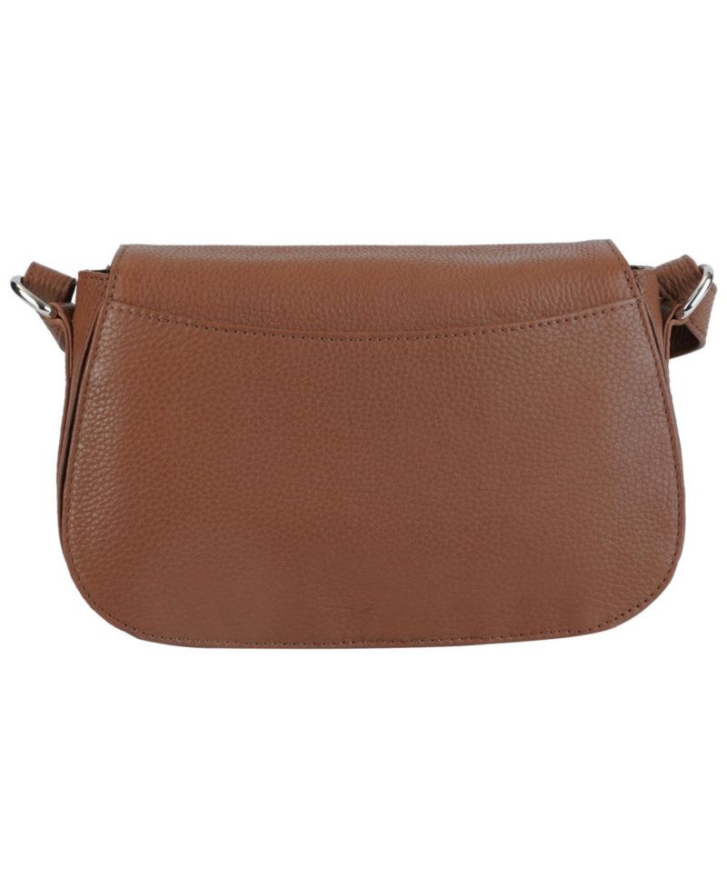 Pebbled Isabella Leather Crossbody Handbag