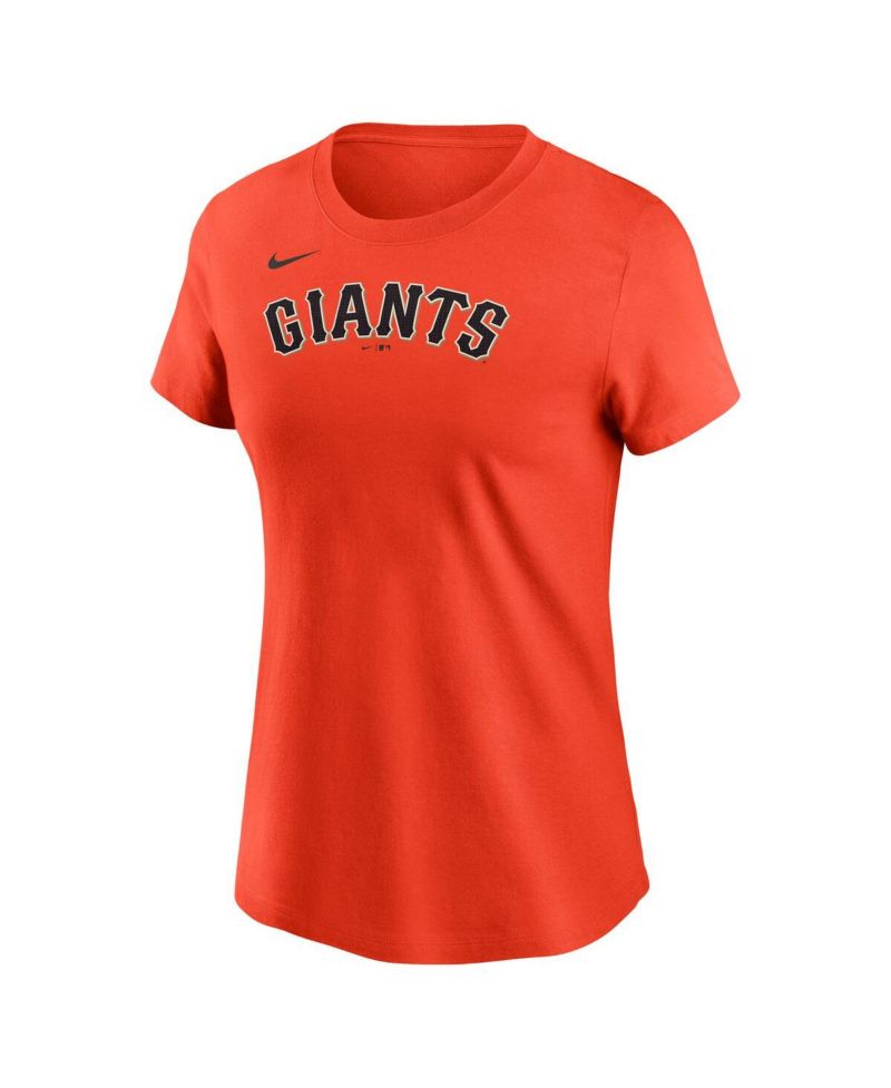 Women's Rafael Devers Orange San Francisco Giants Name & Number T-Shirt