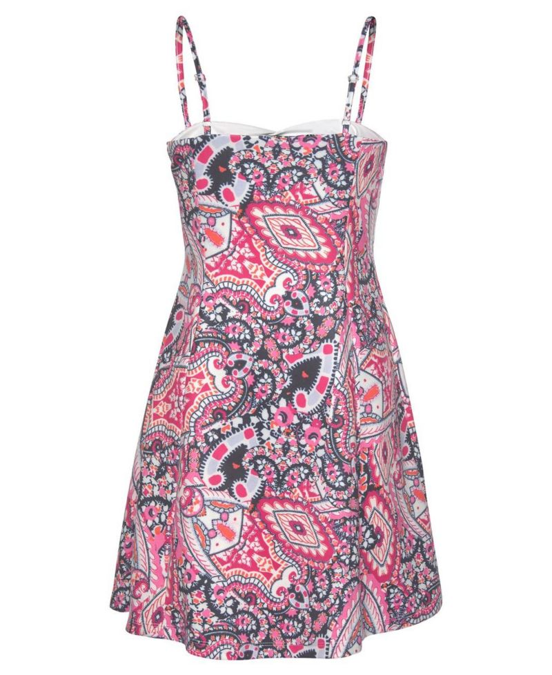 Women's Printed Sundress A-Line Short Dress