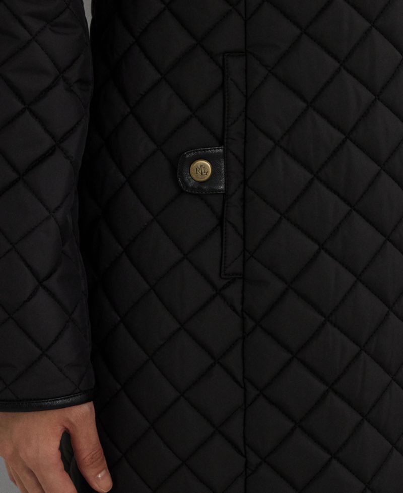 Women's Hooded Quilted Coat, Created for Macy's