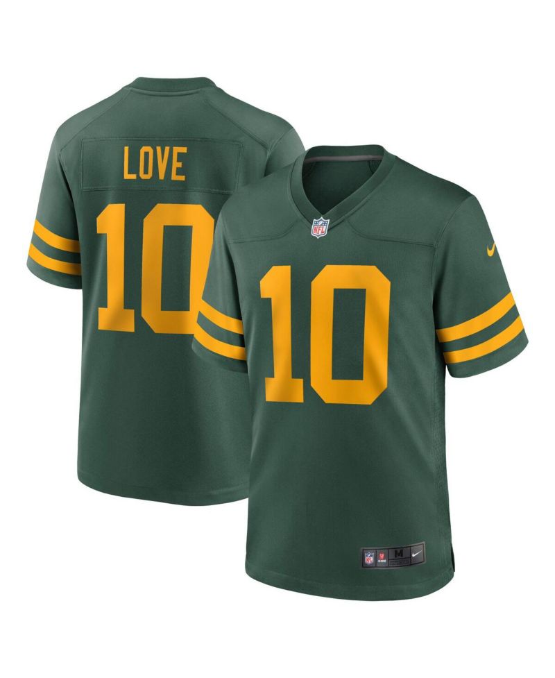 Men's Love Green Green Bay Packers Alternate Game Jersey