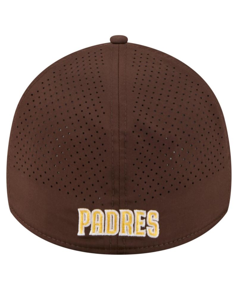 Men's Brown San Diego Padres 39THIRTY A-Frame Perforated Flex Hat