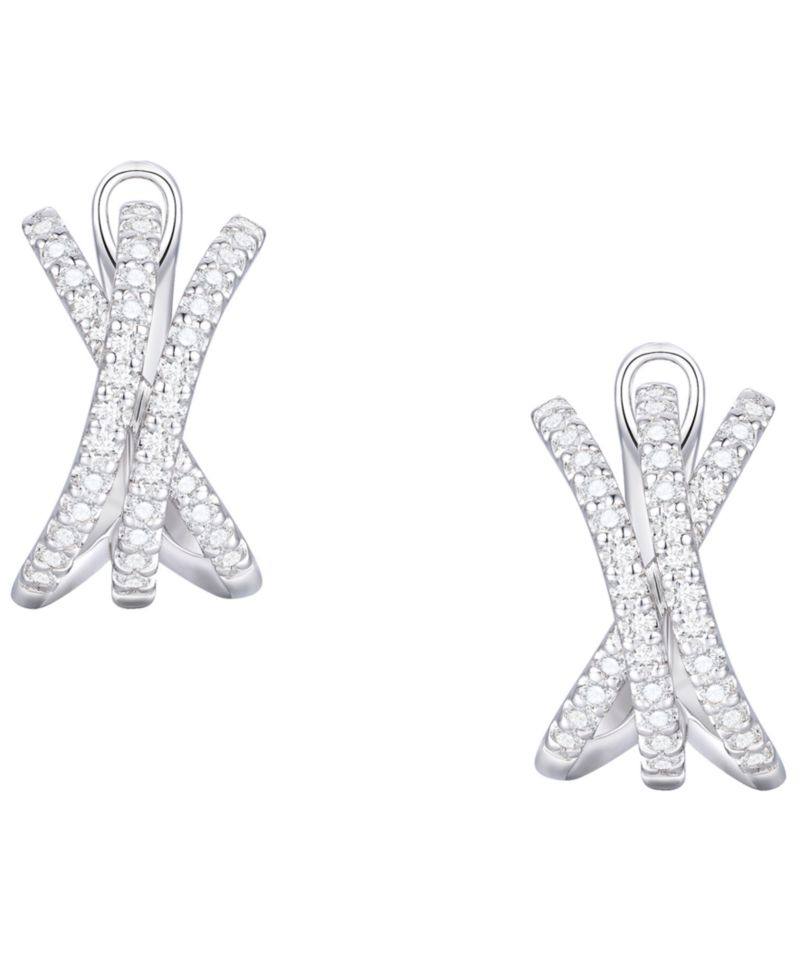 Diamond Earrings (1/2 ct. t.w.) in Sterling Silver