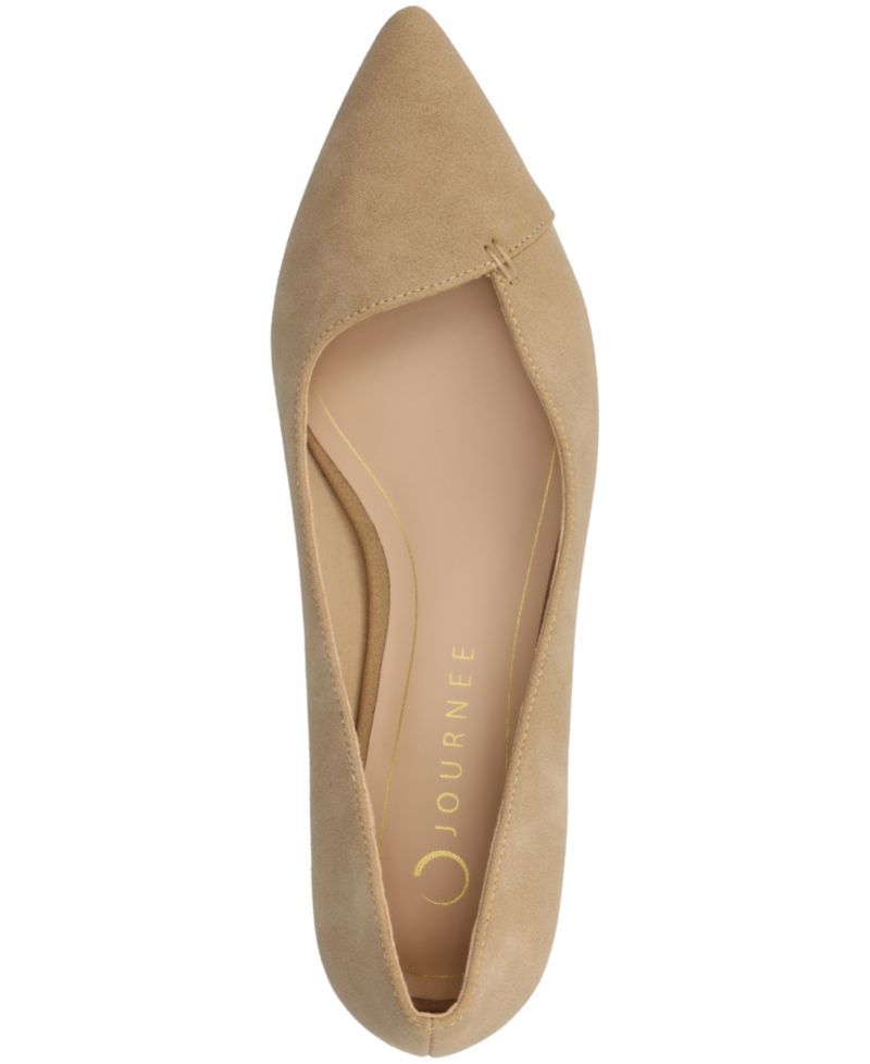 Women's Carmin Block Heel Pointed Toe Flats