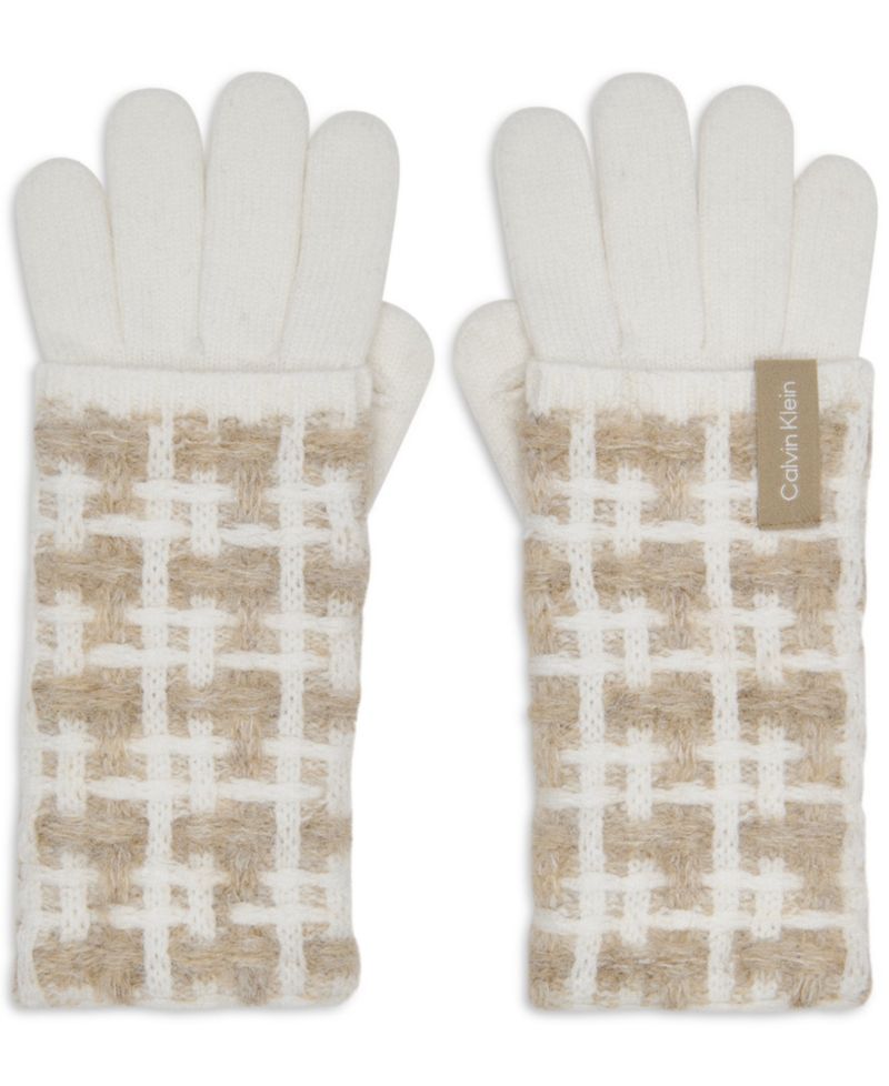 Women's Grid Knit Gloves