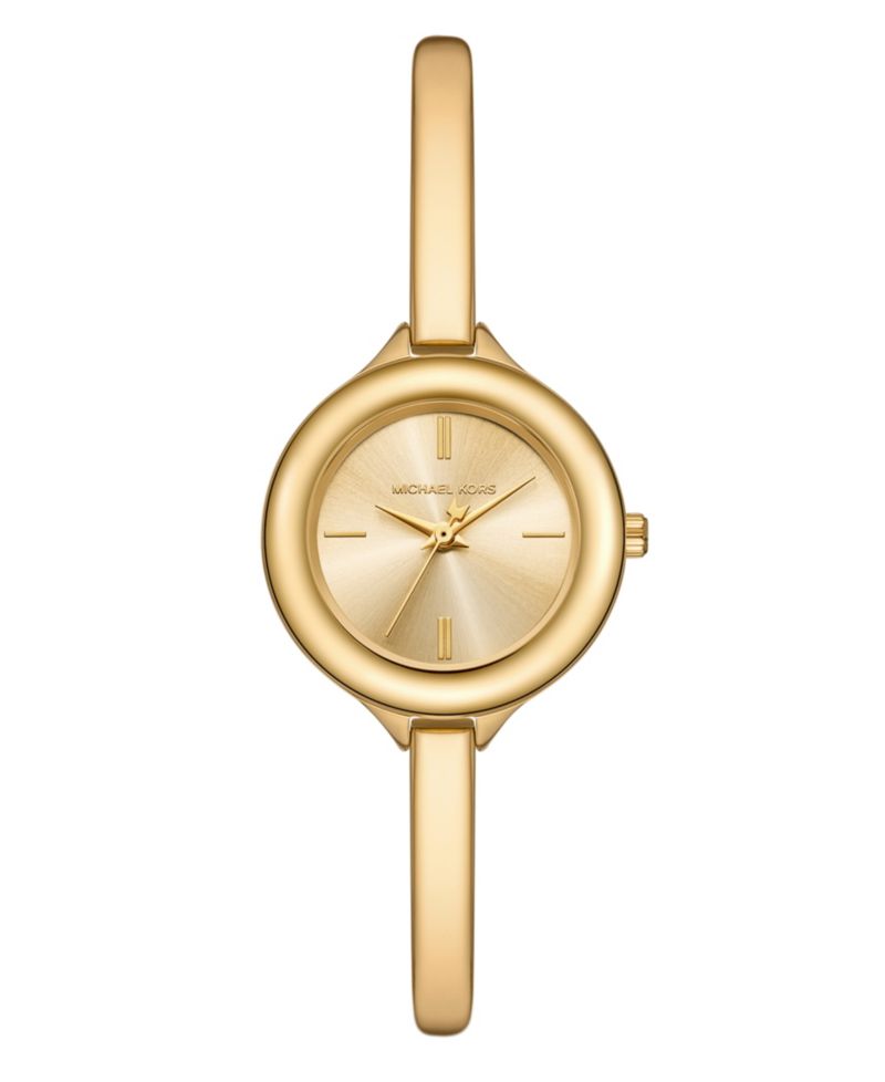Women's Izzy Three-Hand Gold-Tone Stainless Steel Watch, 28mm