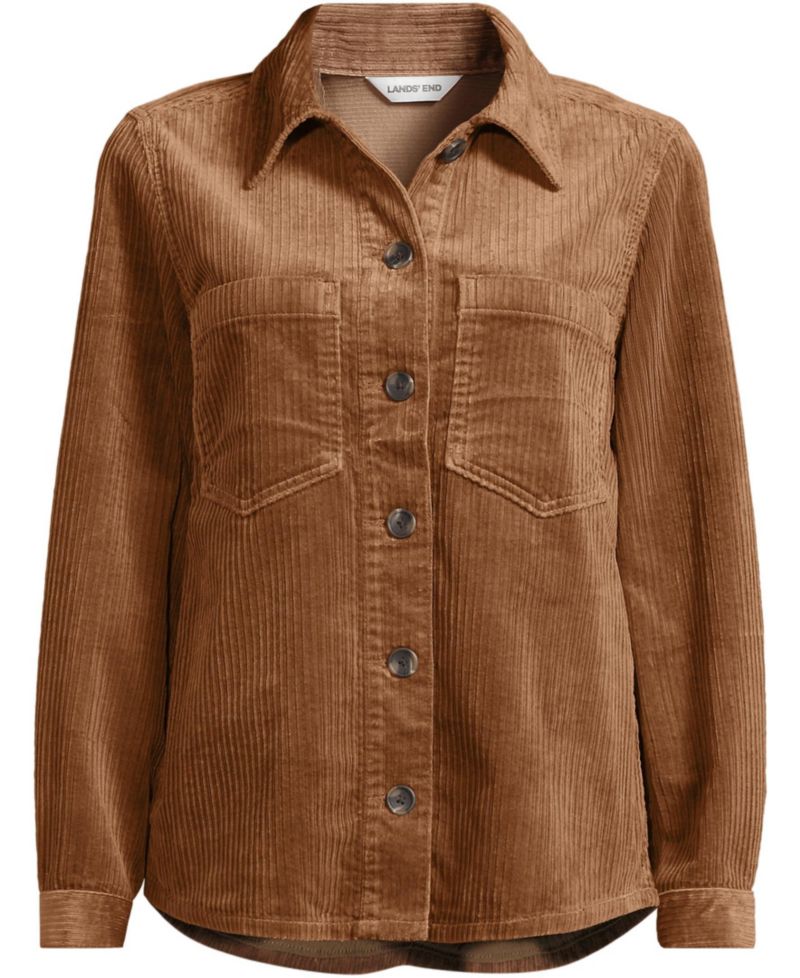 Women's Wide Wale Corduroy Shirt Jacket