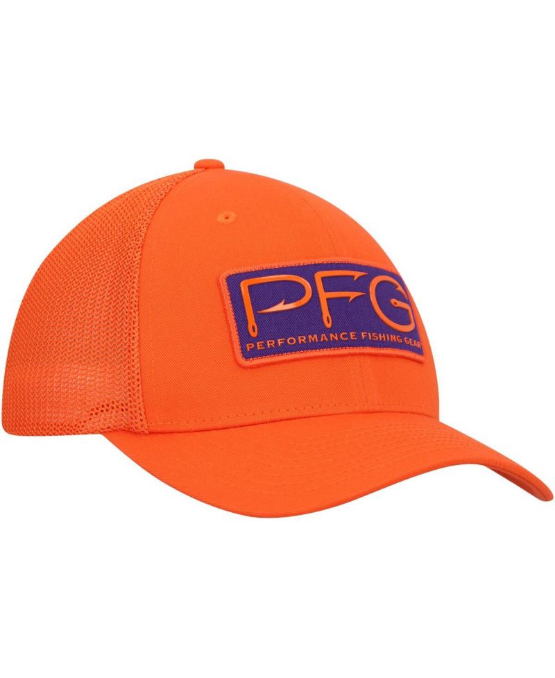 Men's Orange Clemson Tigers PFG Hooks Flex Hat