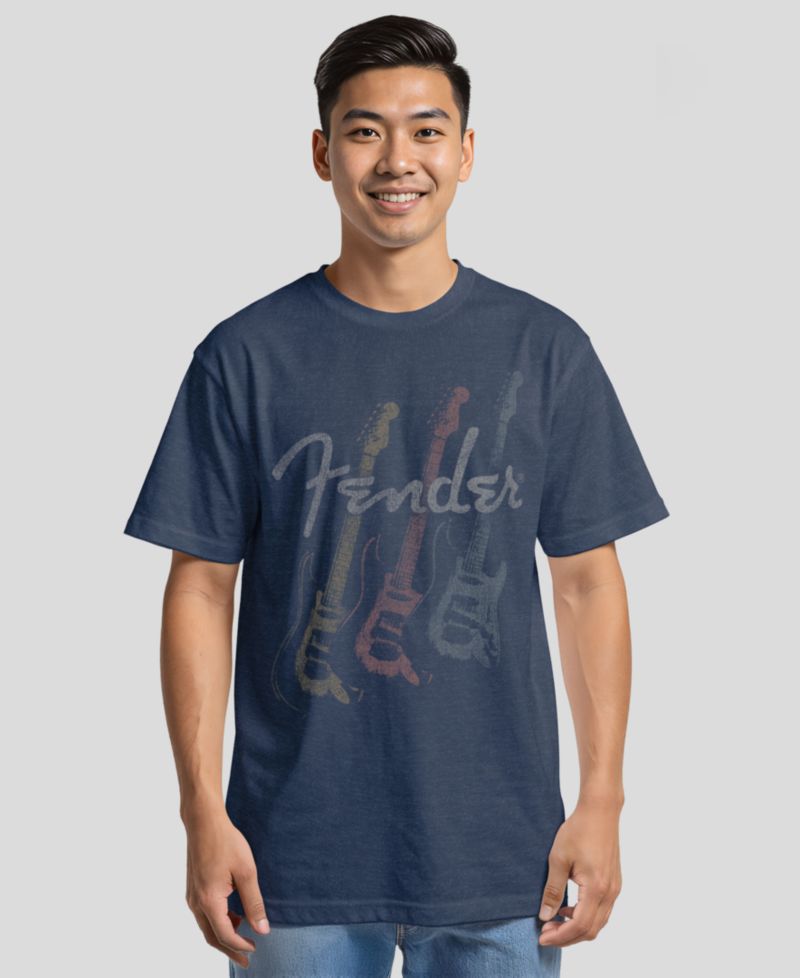Men's Triple Fret Short-Sleeve T-Shirt