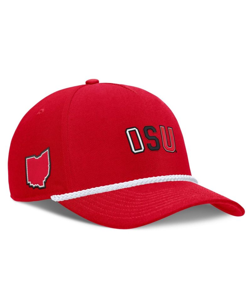 Men's and Women's Scarlet Ohio State Buckeyes 2026 Basketball Refresh 5-Panel Rope Rise Hat