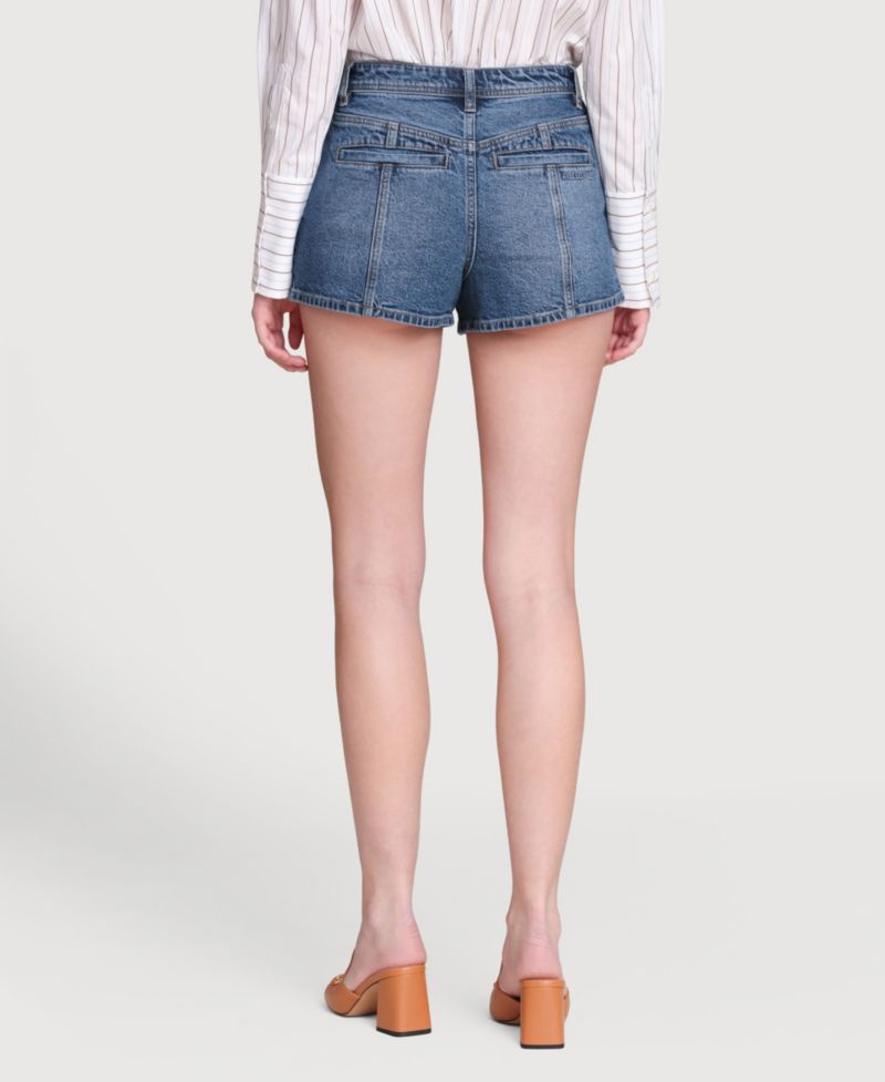 Women's High-Low-Rise Denim Shorts