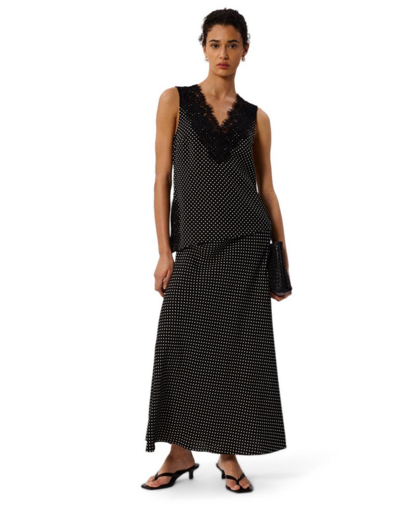 Women's Mini Spot Maxi Skirt