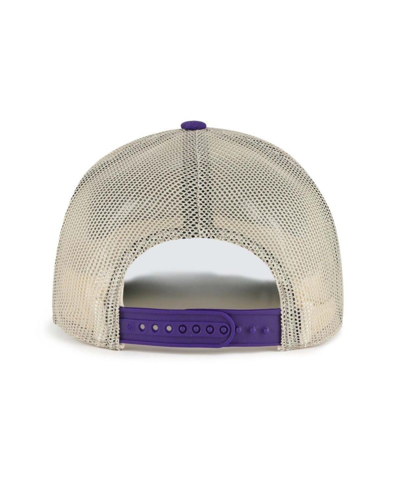 Men's Purple LSU Tigers Pomona Mesh Hitch Adjustable Trucker Hat