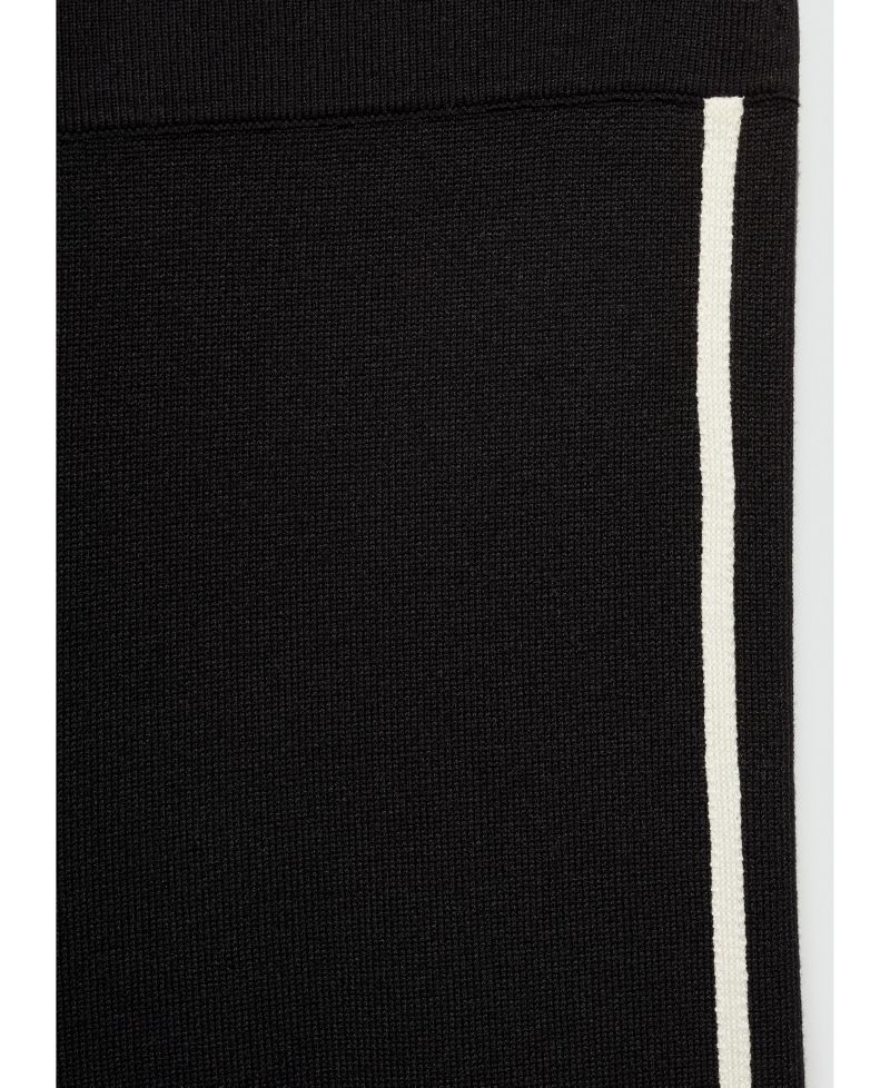 Women's Contrasting Stripes Knitted Pants