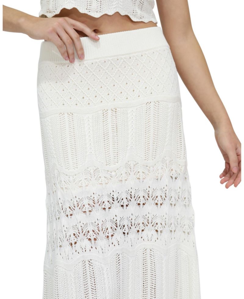 Women's Harvest Haze Crochet Maxi Skirt