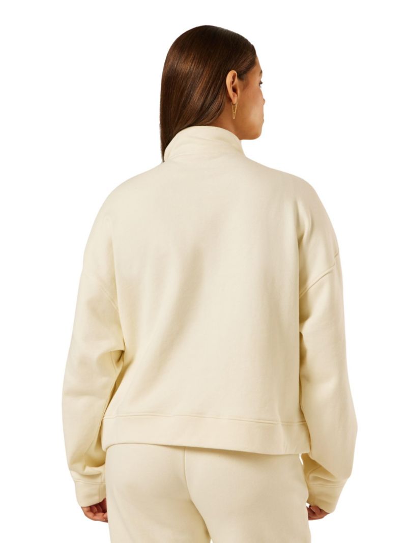 Women's Varsity Athletica Mock Neck Quarter-Zip Sweatshirt