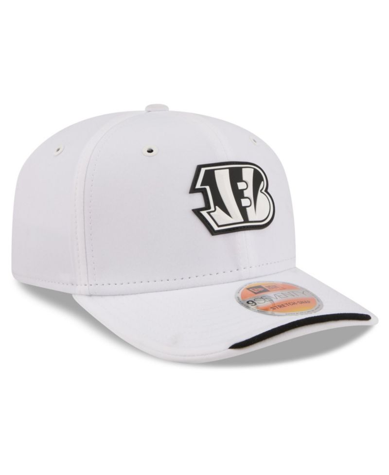 Men's White Cincinnati Bengals 2026 Sideline 9SEVENTY Adjustable Hat