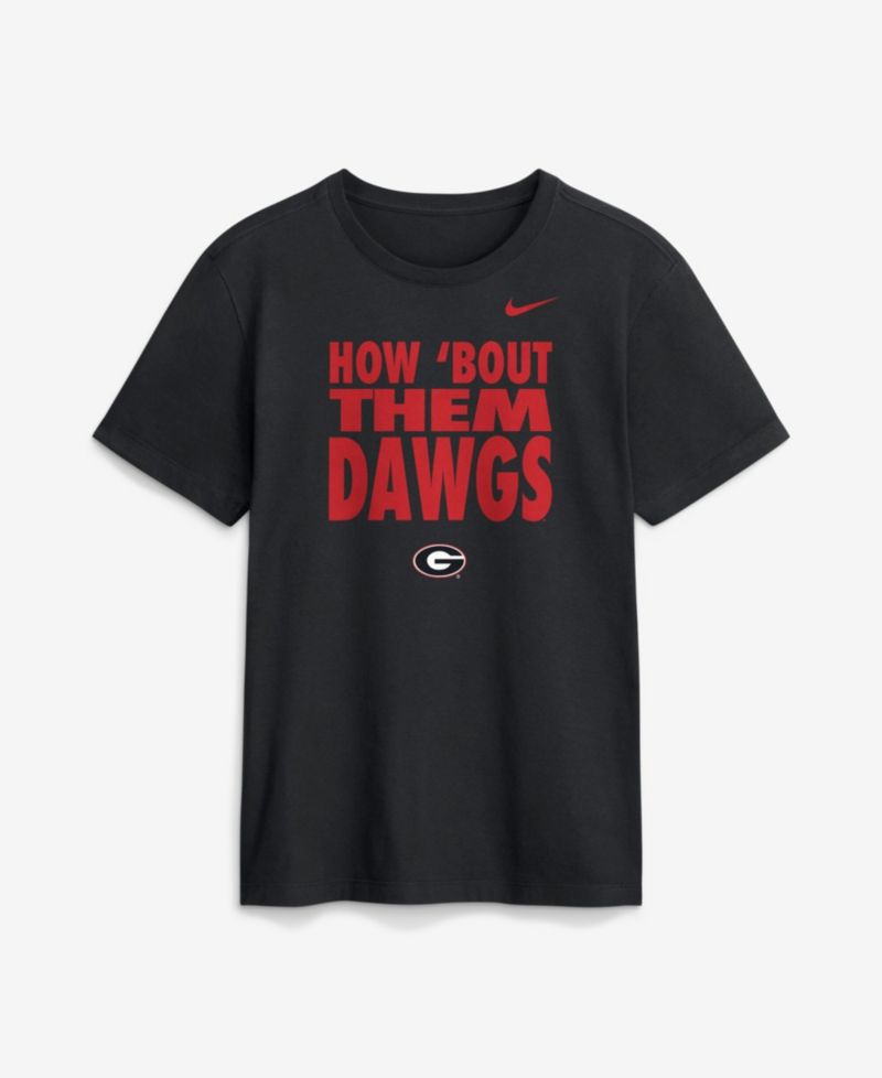 Men's Black Georgia Bulldogs 2026 Sideline Dri-FIT Slogan T-Shirt