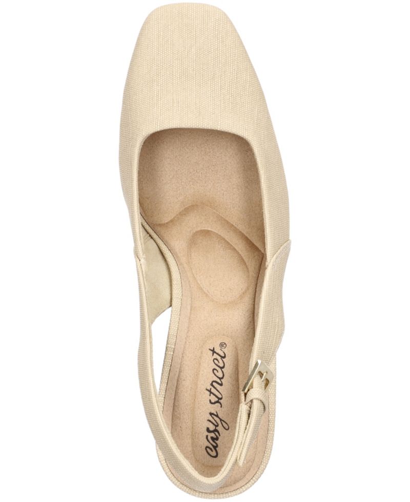 Ritsa Square Toe Slingback Pumps