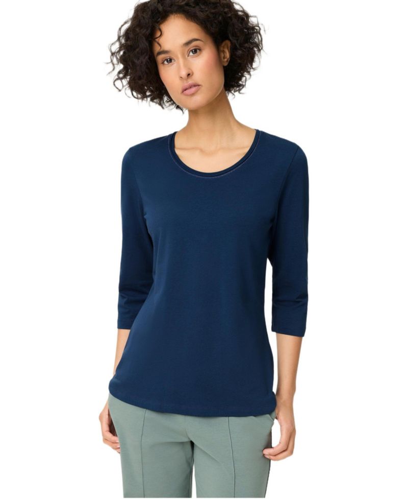 Women's Solid 3/4 Sleeve T-Shirt