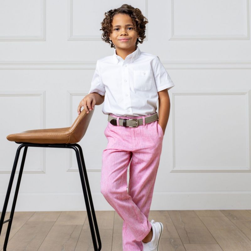 Big Boys Hope and Henry Heirloom Linen Suit Pant