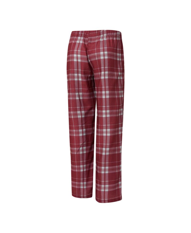 Women's 2-Piece Heather Gray/Burgundy Washington Commanders Regulate Plaid Tank Top and Pants Sleep Set