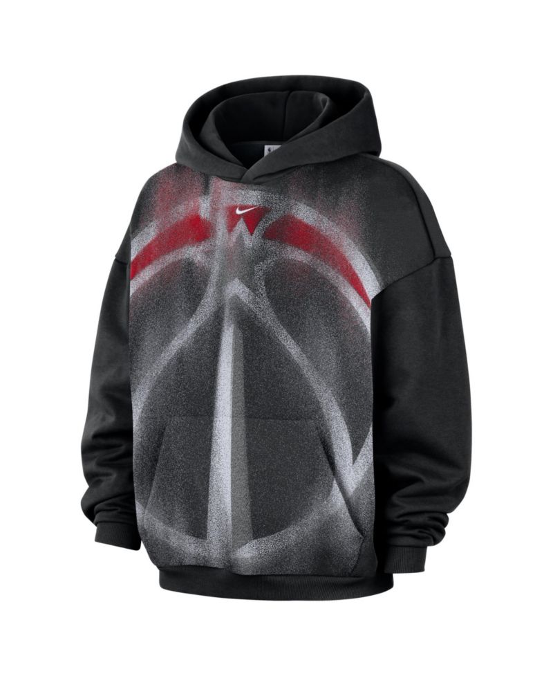 Men's Black Washington Wizards 2026 Standard Issue Practice Icon Fleece Pullover Hoodie