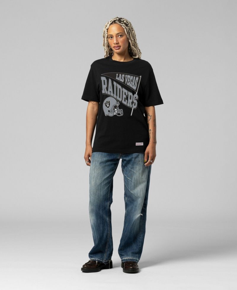 Women's Black Las Vegas Raiders Team Dynamic Boyfriend T-Shirt