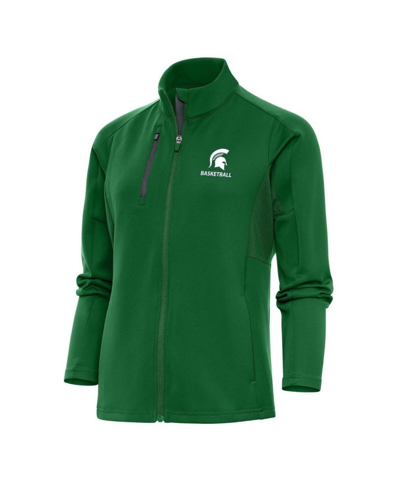 Women's Green Michigan State Spartans Basketball Generation Full-Zip Jacket