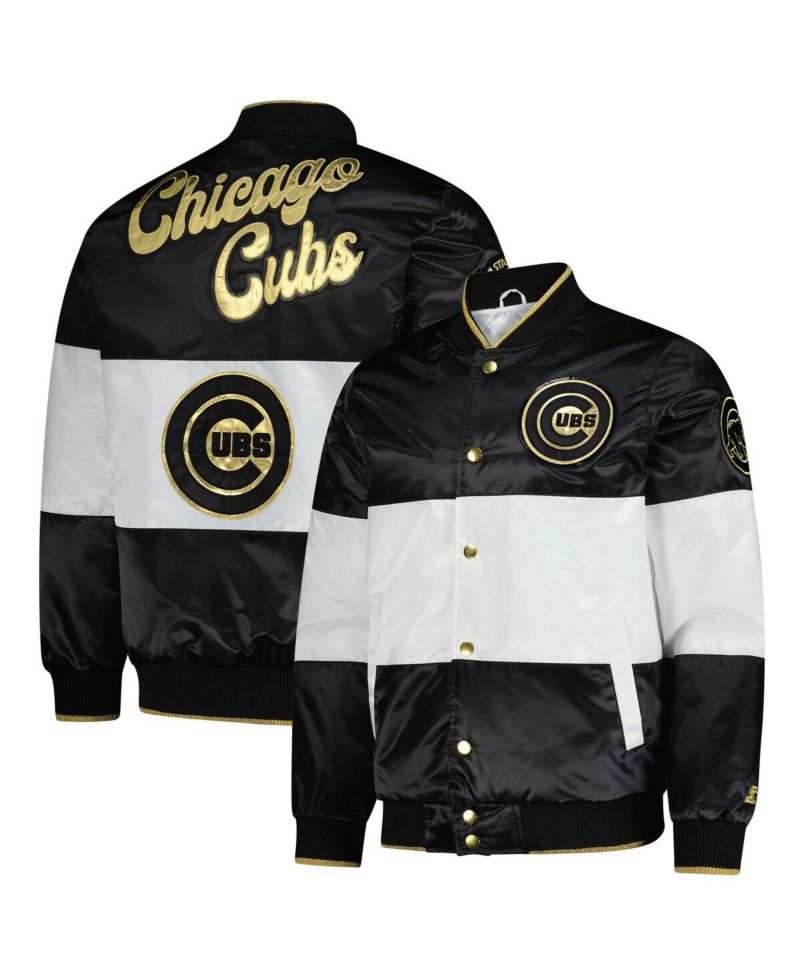 Men's White Chicago Cubs Full-Snap Jacket