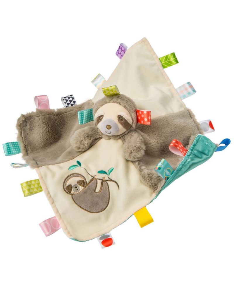 Mary Meyer Baby Molasses Sloth Taggies Blanket and Rattle, 2-Piece Set