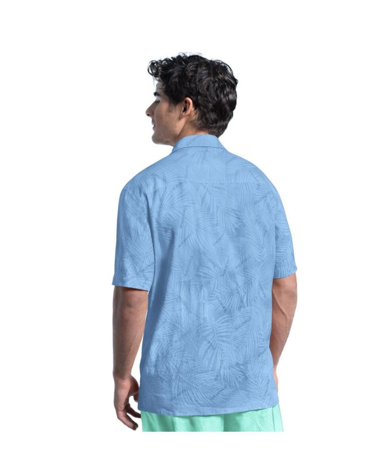 Men's Blue Arizona Diamondbacks Linen Party Button-Up Shirt