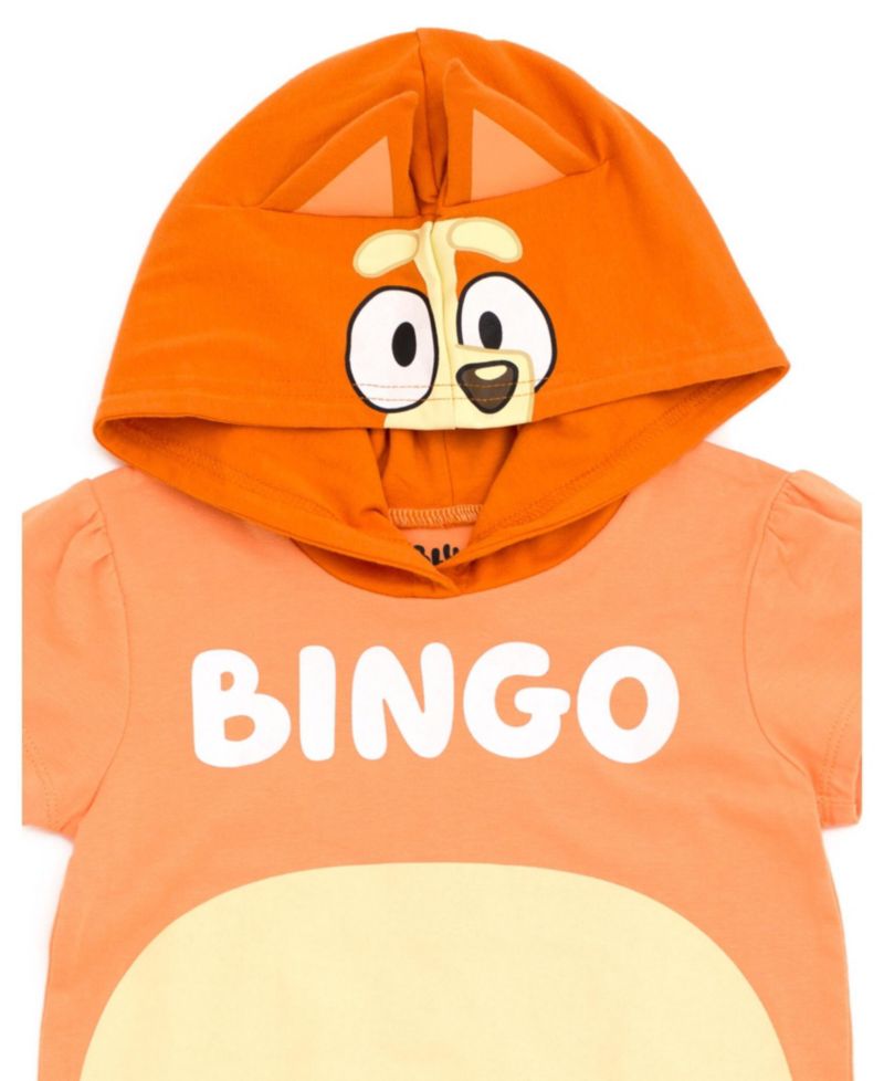 Girls Bingo Cosplay T-Shirt Dress and Leggings Outfit Set