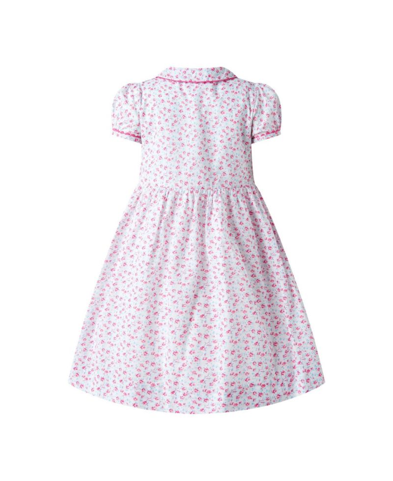 Girls 2-10 Smocked Button-front Dress