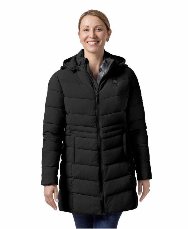 Women's Heated Puffer Hooded Jacket