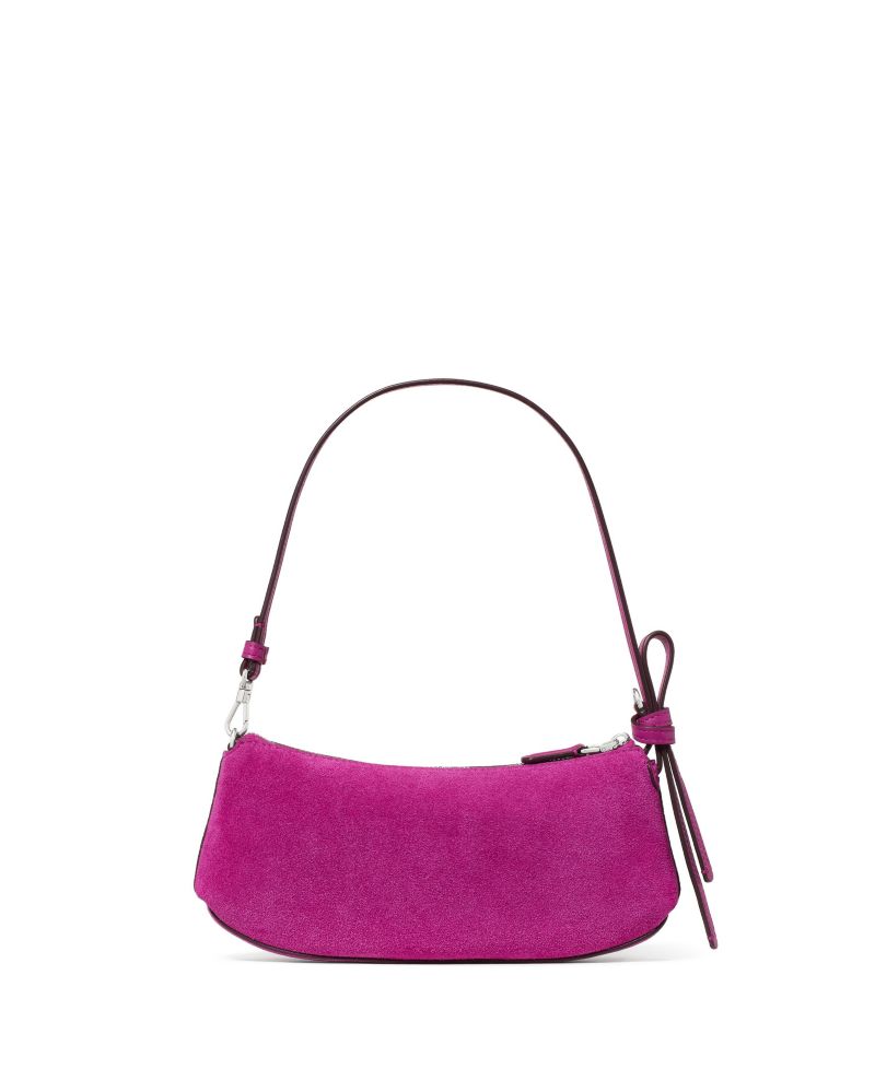 Loop Suede Pochette Small Shoulder Handbag