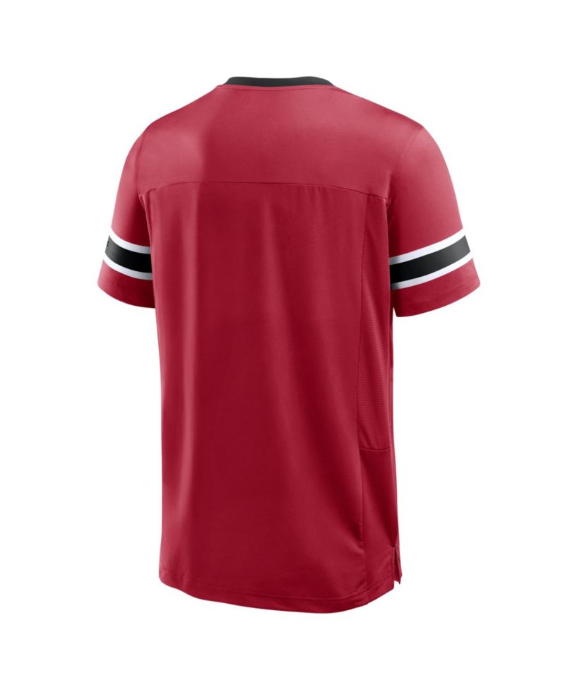 Men's San Francisco 49ers Hometown Premium Hashmark Classic-Fit V-Neck T-Shirt